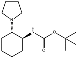 Carbamic acid, N-[(1S,2S)-2-(1-pyrrolidinyl)cyclohexyl]-, 1,1-dimethylethyl ester