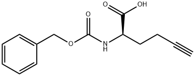 Cbz-D-homopropargylglycine Struktur