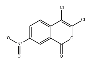 3,4-二氯-7-硝基-1H-异色-1-酮,123472-98-0,结构式