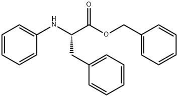 L-Phenylalanine, N-phenyl-, phenylmethyl ester Struktur