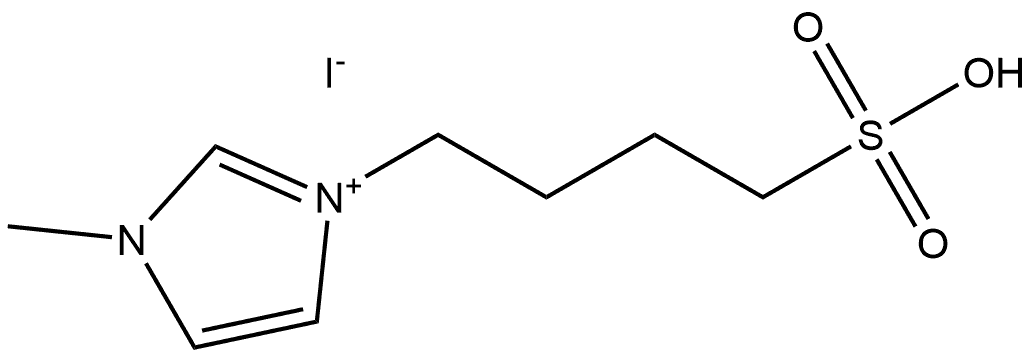 1H-Imidazolium, 1-methyl-3-(4-sulfobutyl)-, iodide (1:1) Structure