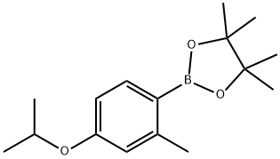 2-(4-Isopropoxy-2-methylphenyl)-4,4,5,5-tetramethyl-1,3,2-dioxaborolane Structure