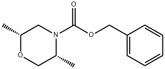 Benzyl (2r,5r)-2,5-dimethylmorpholine-4-carboxylate Struktur