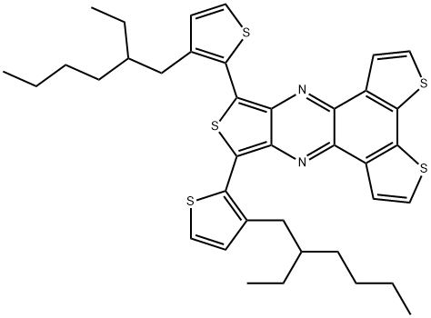 1235512-25-0 8,10-bis(3-(2-ethylhexyl)thiophen-2-yl)trithieno[3,4-b:3',2'-f:2'',3''-h]quinoxaline