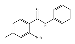 2-氨基-4-甲基-N-苯基苯甲酰胺, 1235975-33-3, 结构式