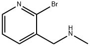 2-Bromo-N-methyl-3-pyridinemethanamine 化学構造式