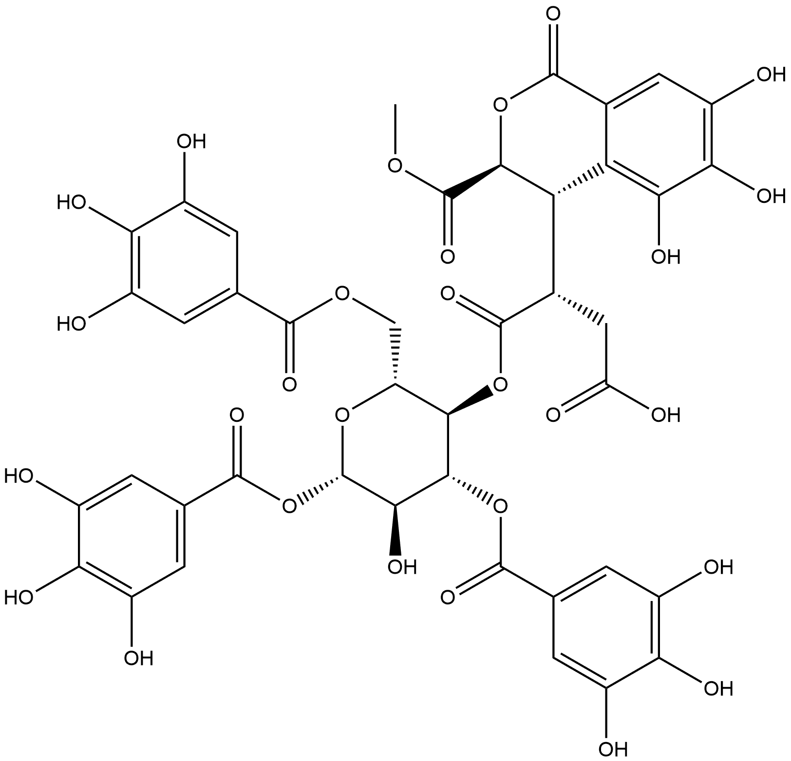Methyl neochebulinate Structure
