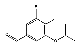 3,4-Difluoro-5-isopropoxybenzaldehyde 化学構造式