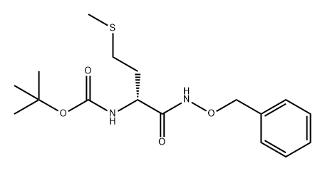 Carbamic acid, [3-(methylthio)-1-[[(phenylmethoxy)amino]carbonyl]propyl]-, 1,1-dimethylethyl ester, (R)- (9CI) 化学構造式