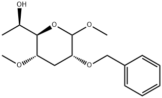 allo-Heptopyranoside, methyl 3,7-dideoxy-4-O-methyl-2-O-(phenylmethyl)-|