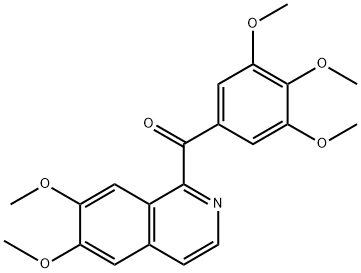 (6,7-dimethoxyisoquinolin-1-yl)(3,4,5-trimethoxyphenyl)methanone,1239326-06-7,结构式