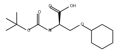 D-Serine, O-cyclohexyl-N-[(1,1-dimethylethoxy)carbonyl]- Structure