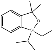 2,1-Benzoxasilole, 1,3-dihydro-3,3-dimethyl-1,1-bis(1-methylethyl)- Struktur