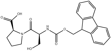 L-Proline, N-[(9H-fluoren-9-ylmethoxy)carbonyl]-L-seryl- Structure
