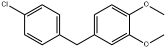 4-(4-chlorobenzyl)-1,2-dimethoxybenzene Structure