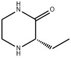 2-Piperazinone, 3-ethyl-, (3S)- 化学構造式