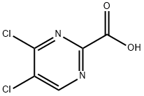 2-Pyrimidinecarboxylic acid, 4,5-dichloro- Structure