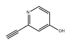 4-Pyridinol, 2-ethynyl- 化学構造式