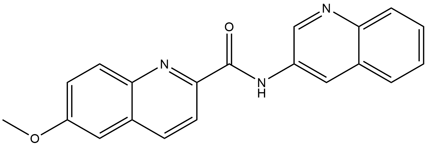 6-Methoxy-N-3-quinolinyl-2-quinolinecarboxamide|