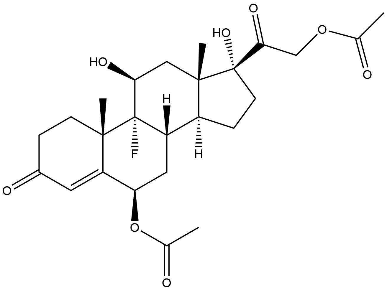 氟氢可的松杂质, 124157-52-4, 结构式