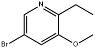 Pyridine, 5-bromo-2-ethyl-3-methoxy- Structure