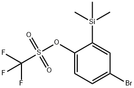 Methanesulfonic acid, 1,1,1-trifluoro-, 4-bromo-2-(trimethylsilyl)phenyl ester|4-溴-2-(三甲硅基)苯基三氟甲磺酸酯