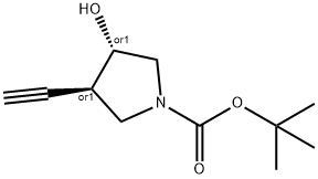 rac-tert-butyl (3R,4S)-3-ethynyl-4-hydroxypyrrolidine-1-carboxylate|rac-tert-butyl (3R,4S)-3-ethynyl-4-hydroxypyrrolidine-1-carboxylate