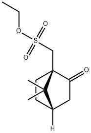Bicyclo[2.2.1]heptane-1-methanesulfonic acid, 7,7-dimethyl-2-oxo-, ethyl ester, (1R,4S)- Struktur