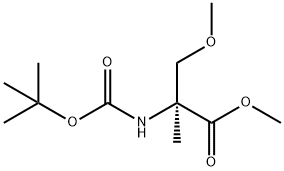 L-Serine, N-[(1,1-dimethylethoxy)carbonyl]-O,2-dimethyl-, methyl ester|