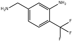 Benzenemethanamine, 3-amino-4-(trifluoromethyl)- Structure