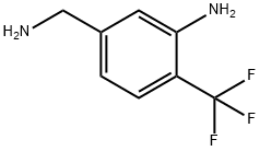 Benzenemethanamine, 3-amino-4-(trifluoromethyl)- Struktur