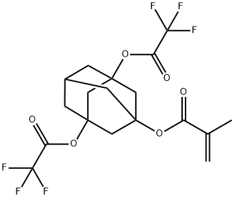 1242906-47-3 2-Propenoic acid, 2-methyl-, 3,5-bis[(2,2,2-trifluoroacetyl)oxy]tricyclo[3.3.1.13,7]dec-1-yl ester