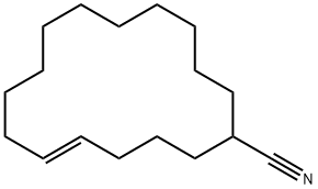 5-Cyclohexadecene-1-carbonitrile,124315-70-4,结构式