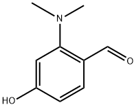 2-(dimethylamino)-4-hydroxybenzaldehyde Structure