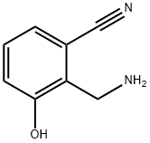 Benzonitrile, 2-(aminomethyl)-3-hydroxy- 化学構造式