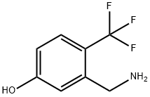 3-(氨甲基)-4-(三氟甲基)苯酚, 1243285-21-3, 结构式