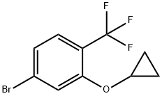 4-溴-2-环丙氧基-1-(三氟甲基)苯, 1243361-03-6, 结构式