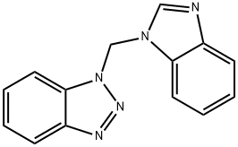 1-(1H-1,3-Benzodiazol-1-ylmethyl)-1H-1,2,3-benzotriazole Structure