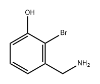 Phenol, 3-(aminomethyl)-2-bromo- 结构式