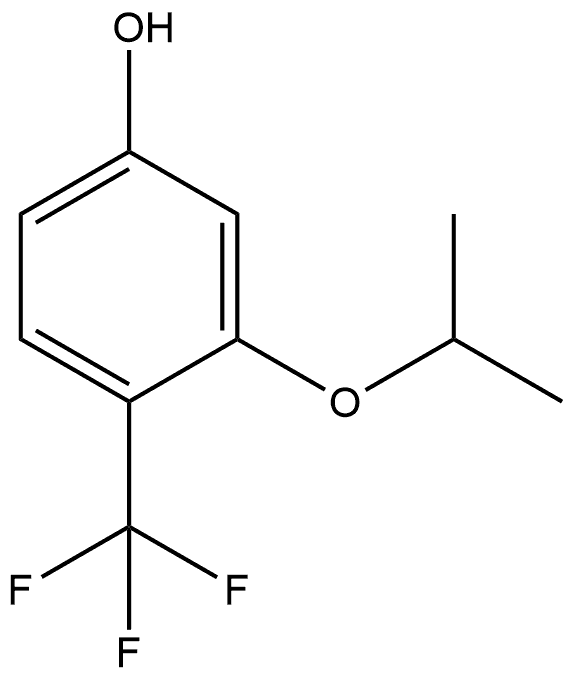 3-isopropoxy-4-(trifluoromethyl)phenol Struktur