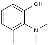 2-(DIMETHYLAMINO)-3-METHYLPHENOL 化学構造式