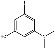 Phenol, 3-(dimethylamino)-5-iodo-,1243439-29-3,结构式