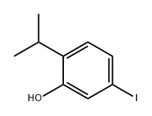 Phenol, 5-iodo-2-(1-methylethyl)- Structure