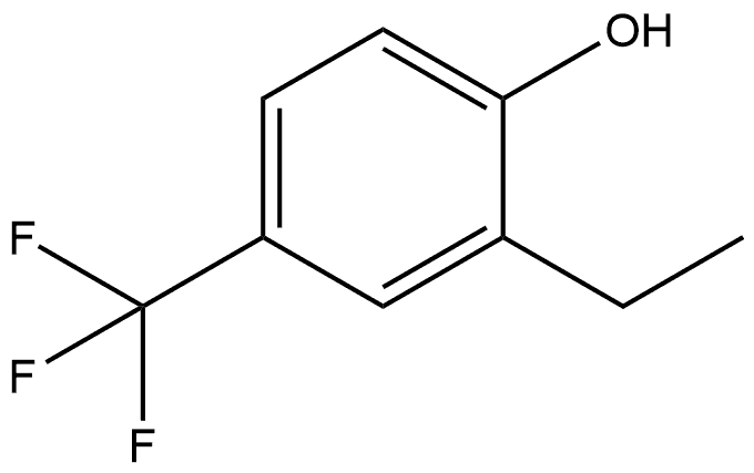 2-Ethyl-4-(trifluoromethyl)phenol,1243458-29-8,结构式