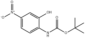 Carbamic acid, N-(2-hydroxy-4-nitrophenyl)-, 1,1-dimethylethyl ester Struktur