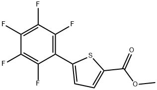 Methyl 5-(perfluorophenyl)thiophene-2-carboxylate Structure