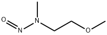 (2-methoxyethyl)(methyl)nitrosoamine 化学構造式