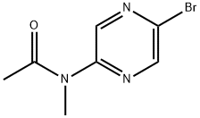 Acetamide, N-(5-bromo-2-pyrazinyl)-N-methyl- 化学構造式