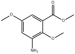 Benzoic acid, 3-amino-2,5-dimethoxy-, methyl ester 结构式