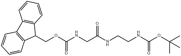 10-Oxa-2,5,8-triazadodecanoic acid, 11,11-dimethyl-4,9-dioxo-, 9H-fluoren-9-ylmethyl ester,1245655-98-4,结构式